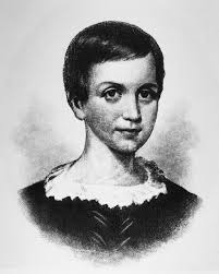 Emily Elizabeth Dickinson /N(1830-1886). American Poet. As A Child. Oil  Painting, N.D. Poster Print by Granger Collection