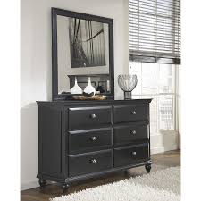 Furnituremaxx Rustic Black Dresser Mirror Dressers Mirrors Dresser With Mirror Furniture Ashley Furniture