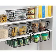 We promise, holiday you will thank current you for getting prepared. Idesign York Lyra Under Shelf Basket Bed Bath Beyond Shelf Baskets Storage Kitchen Pantry Design Kitchen Organization Pantry