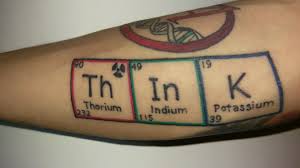 Atheist Tattoo Periodic Table Of Elements Thorium Indium Potassium Big Bear Tattoo Elements Tattoo Atheist Tattoo Tattoos