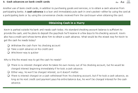 Consumer checking and savings accounts in your name alone or as a joint accountholder are eligible. 3 Cash Advances On Bank Credit Cards Aa Aa Another Chegg Com