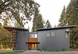 Suburban Portland Oregon Home Sd221 By Stillwater Dwellings Modern Prefab Homes Metal Building Homes Prefab Homes