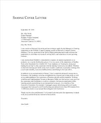 Free 8 Sample Cover Letter For Resume Templates In Pdf Ms Word
