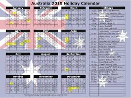 Australia 2019 2020 Holiday Calendar Dowload Holiday Calendar School Calendar Kids Calendar