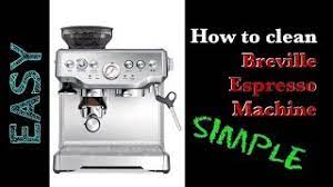 There is an issue with the coffee grinds chute disc. How To Clean The Breville Espresso Machine Coffee Maker Youtube