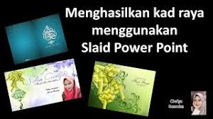 Seperti yang kita tahu, bunting adalah dalam bentuk menegak manakala banner dalam bentuk melintang. Moshims Buat Kad Raya Guna Powerpoint Cute766