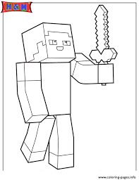 But you can control them by using a carrot on a stick. Minecraft Person Holding Sword Coloring Pages Printable
