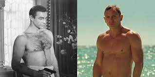 The Evolution Of James Bond S Body From Sean Connery To Daniel Craig