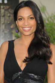 Rosario Dawson Black Dress Looking Stunning 24x36 Poster