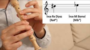Ince Re Diyez Re Ince Mi Bemol Mib Blok Flut Ile Nasil Calinir Youtube