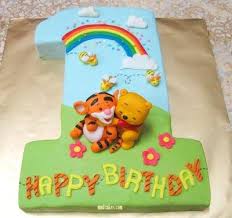 1st Birthday Cake For 1 Year Old Boy Mom Daughter Cakes Tigger On No 1 Fondant Birthday Cake Baby Birthday Cakes Boy Birthday Cake Healthy Baby Birthday Cake