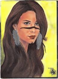 Native American Heritage Project Ink pen