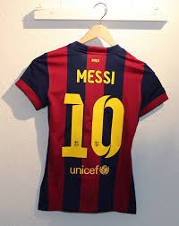 Lionel andrés messi (spanish pronunciation: Fc Barcelona Home Jersey 2014 15 Womens Messi 10