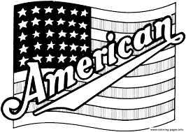 These downloadable american flag coloring pages are a great way for kids to keep themselves entertained while boosting their creativity and matching skills. Printable American Flag Coloring Pages Printable