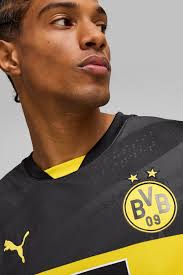 PUMA Borussia Dortmund 24/25 Men's Replica Away Soccer Jersey