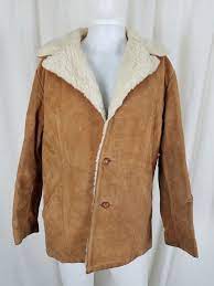 Sears Leather Shop Sherpa Shearling Rancher Marlboro Man Peacoat Coat Mens 40 Men Peacoat Men S Coats Jackets Coat
