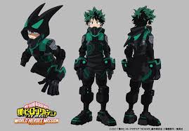 View most played games on steam. Stealth Suit Design For My Hero Academia World Heroes Mission Movie Revealed