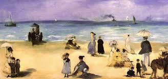 Sur La Plage A Boulogne Manet Manet Edouard Manet Les Arts