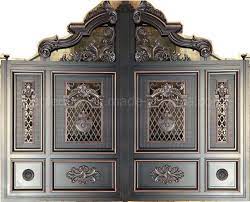 The best paint for use on a wrought iron gate is a high gloss alkyd. China Iron Aluminum Expandable Gate And Paint Gate Color Design China Courtyard Door Metal Screen Fencing