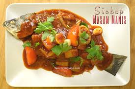 Ikan Siakap Masam Manis Yang Mudah Makanan