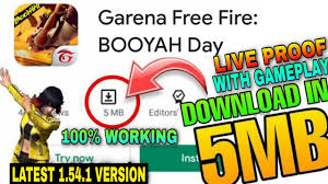 Players must download the files from the links above. Download Free Fire Highly Compressed In 5 Mb Install Play Free Fire In 5mb Only 1 54 1 Version Youtube