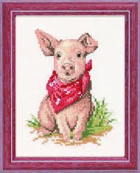 Maybe you would like to learn more about one of these? Embroidery Kit Funny Pig Pako