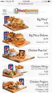Online Menu Of Mary Browns Restaurant Abbotsford British Columbia V2s 0h9 Zmenu