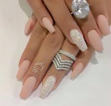 How to remove acrylic nails. Diy Glitter Nails Sliver Pink Clear Gold Short White Coffin Summer Black Champagne Tips Neutral Glitter Nails Gel Nails Na Bride Nails Gel Nails Trendy Nails