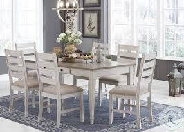 Skempton White And Light Brown Dining Room Set In 2020 Brown Dining Room Brown Dining Room Set Dining Room Table