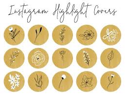Instagram Story Highlight Icons Ios 14 App Icons 16 Mustard Etsy Blog Branding Kit Instagram Highlight Icons Instagram Story