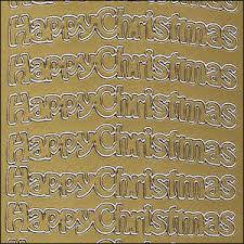 Christmas Peel Offs Card Making Scrapbooking