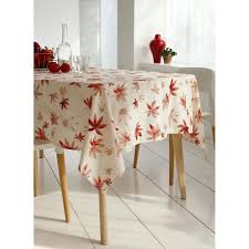 Nappe enduite arabik naturel nappe enduite. Nappe Erable Coton Enduit Motifs Feuilles Rouges Ovale 170x240 Tradilinge Achat Vente Nappe De Table Cdiscount