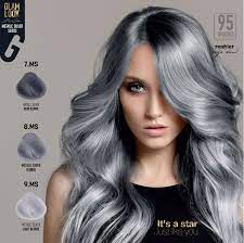 bioplex 7 ms metalic silver dark blonde glamlook sac fiyati sac boyasi uzun sac koyu sarisin