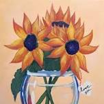 Sunflowers in Peach