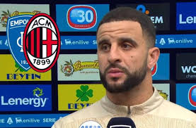 Empoli-Milan, Walker: "Provo a essere un leader anche per i giovani"