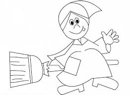 Befana Da Colorare Per Bambini Piccoli Disegni Da Colorare Attivita Per Bambini Di 3 Anni Bambini Disney