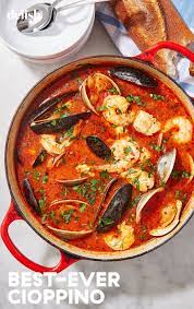 Our Best Ever Cioppino Is Loaded With Seafood Recipe Fish Stew Recipes Delicious Seafood Recipes Seafood Stew Recipes