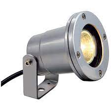 Slv 227500 Nautilus Ip67 Outdoor Ceiling Wall Ground Spotlight In Silver Grey Slv Lighting Led Decorative Lights Outdoor Flood Lights