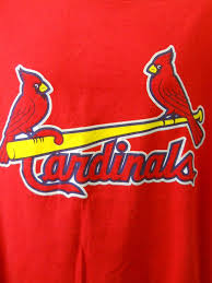 Birds On The Bat Logo St Louis Cardinals Xl Red Tee Shirt Dad 1 Mlb Baseball Team Birds On Bat Cotton Mlb Graphictee Mlb Baseball Teams Red Tee Shirt Baseball Team