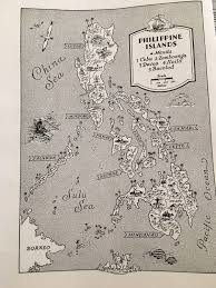 Philippines Map Art Vintage Map Print Old Map Wall Art Etsy Map Wall Art Retro Map Map Artwork