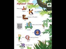 Every letter from a to y leads them on an animated alphabet adventure. 1th Standard English 2 Alphabet Story A Happy Jungle J To R 6ucz7p Tn Book Qr Code Youtube