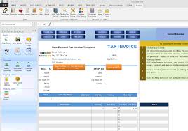 New Zealand Tax Invoice Template