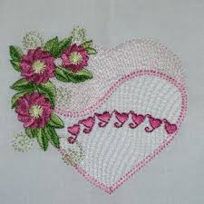 10 designs beautiful free standing lace all fit 4x4 hoops. Heart Freebie 4x4 Gorgeous Heart With Sheer Filled Center And Satin Floral Accents St Sewing Embroidery Designs Machine Embroidery Designs Embroidery Patterns