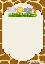 Cool Free Printable Safari Baby Shower Invitations Templates Animal Baby Shower Invitations Free Baby Shower Invitations Safari Baby Shower Invitations