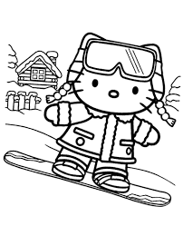 Please take a moment to follow this link and pin this post to share the word. Winter Hello Kitty Printable Picture Topcoloringpages Net