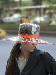 You Don T Come Across These Clear Rain Hats Very Often So Cute Raincoats For Women Rainy Day Fashion Raincoats For Women Rainy Days