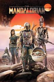 Lucasfilm, bad robot, walt disney pictures star wars ix. Star Wars The Mandalorian Group Plakatok Poszterek Az Europosters Hu