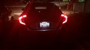 Blinking Brake Lights 2017 Honda Civic Hatchback Youtube