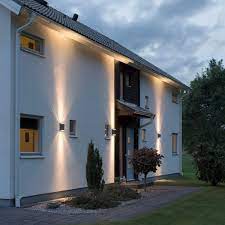 Modern house exterior wall beautiful house colors exterior artnak. Aussenwandleuchte Modena 2 Flammig Up Down Exterior House Lights Modern Courtyard House Lighting Outdoor
