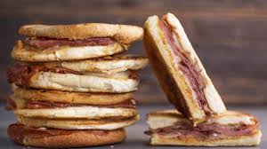 Repeat until all have been through the grinder.ending with bologna piece. Fried Bologna Sandwiches With Olive Salad Rachael Ray Show